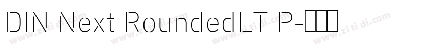 DIN Next RoundedLT P字体转换